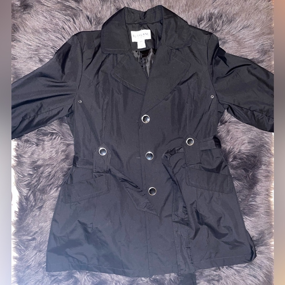 Burrylane Black Trench Coat